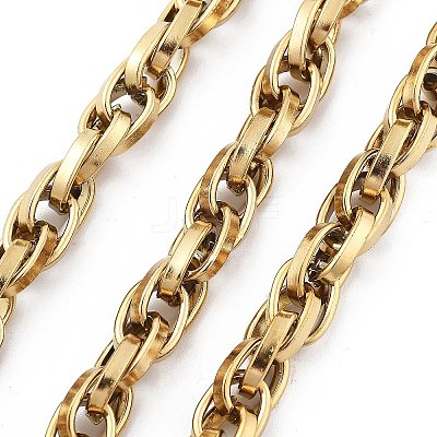 Ion Plating(IP) 304 Stainless Steel Rope Chains CHS-U002-02G-1