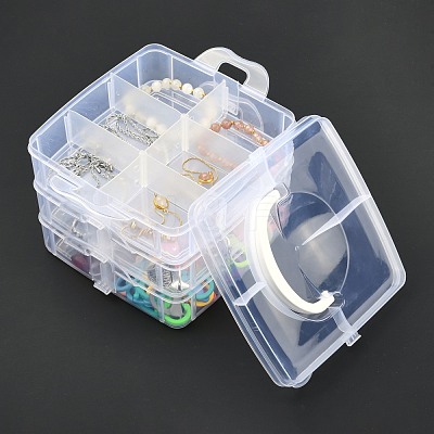 Plastic Bead Containers CON-S034-1