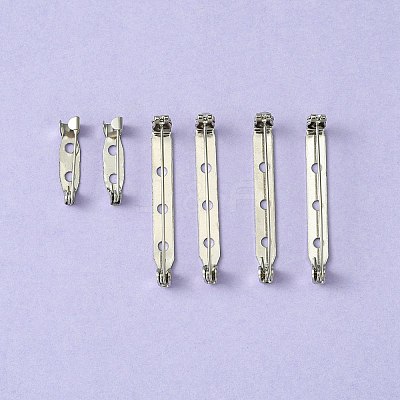 120Pcs Iron Brooch Findings IFIN-YW0003-50-1