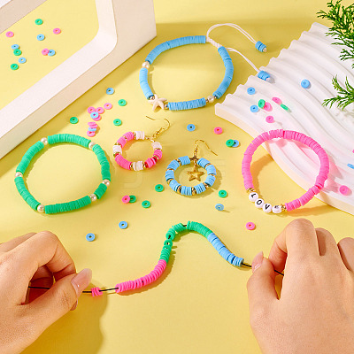 100G Handmade Polymer Clay Beads CLAY-TA0001-77C-1