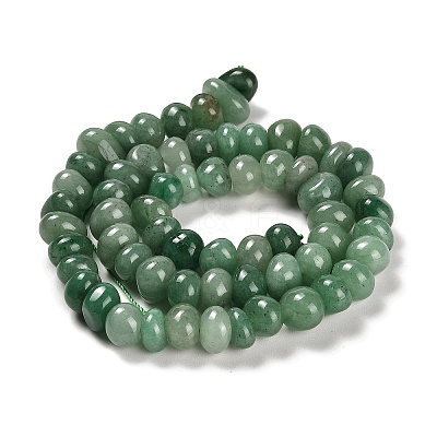 Natural Green Aventurine Beads Strands G-G053-C08-01-1