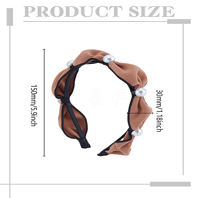 Cloth French Style Vintage Head Bands OHAR-LP0002-33B-1