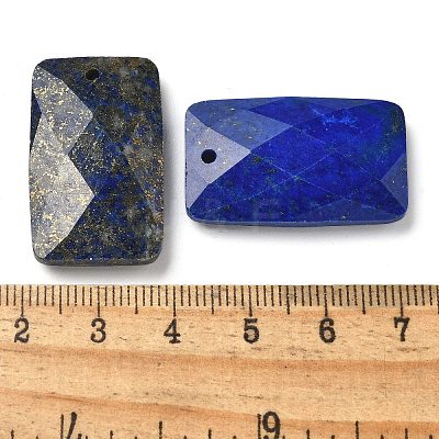 Natural Lapis Lazuli Pendants G-Z071-04G-1