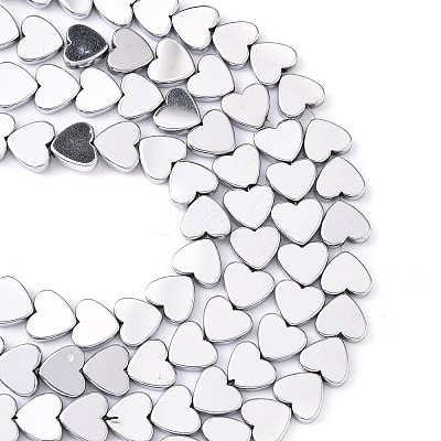 Non-magnetic Synthetic Hematite Beads Strands X-G-Q883-8x8mm-6-1