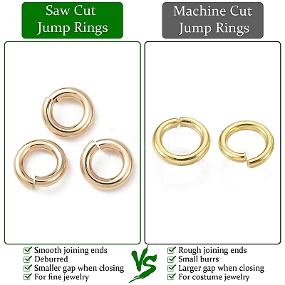 925 Sterling Silver Saw Cut Open Jump Rings STER-F036-02G-0.7x7mm-1