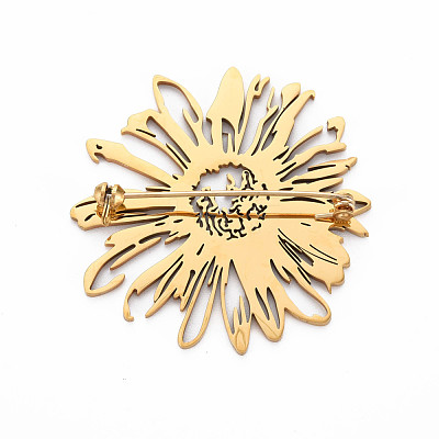 Flower Brooch JEWB-N007-014G-FF-1