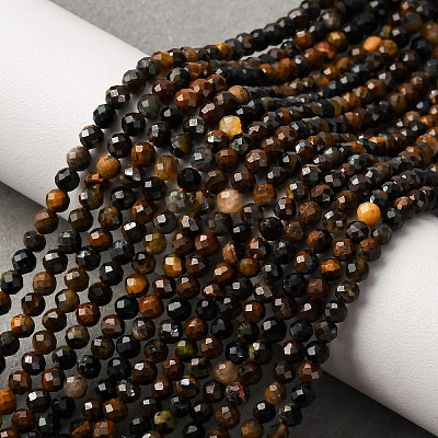 Natural Tiger Eye Bead Strands G-L629-B02-3mm-1