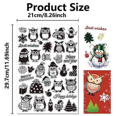 PVC Plastic Clear Stamps DIY-WH20037-007-1