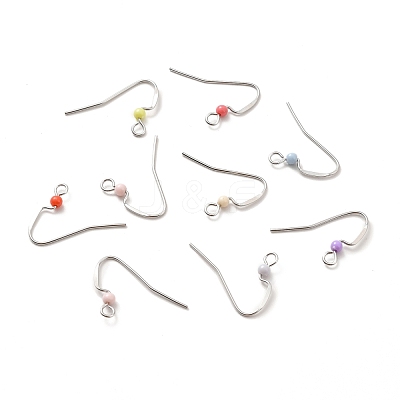 Tarnish Resistant 316 Surgical Stainless Steel Earring Hooks STAS-E044-02P-1