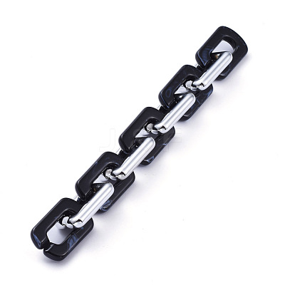 Handmade Acrylic Cable Chains AJEW-JB00674-1