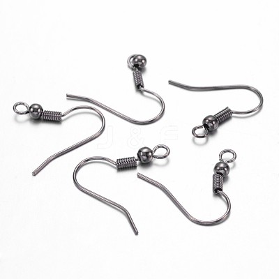 Brass Earring Hooks X-KK-Q362-B-NF-1