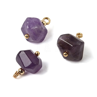 Natural Amethyst Pendants GG-CBACE45-01G-01-1