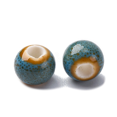 Bright Glazed Porcelain Beads PORC-D300-A39-1