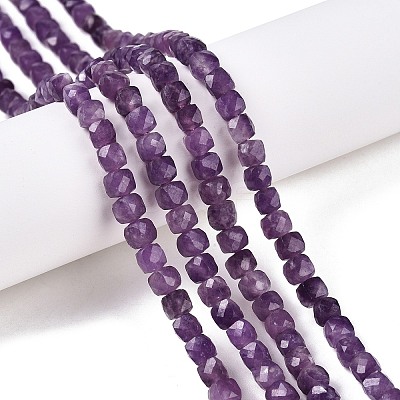 Natural Lepidolite Beads Strands G-N342-138A-1