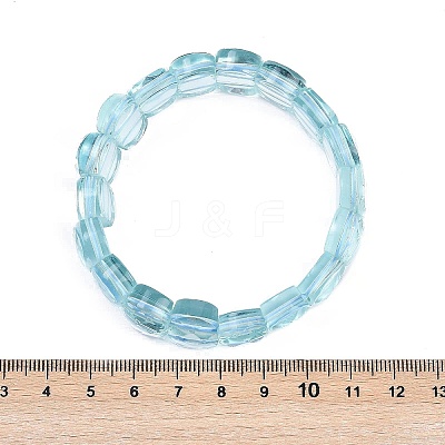 Glass Beads Stretch Bracelets for Women Men BJEW-M049-11D-1