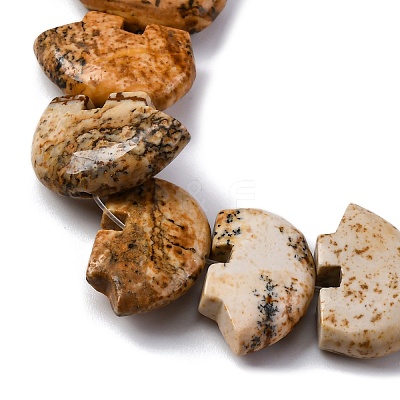 Natural Picture Jasper Beads Strands G-F783-G03-01-1