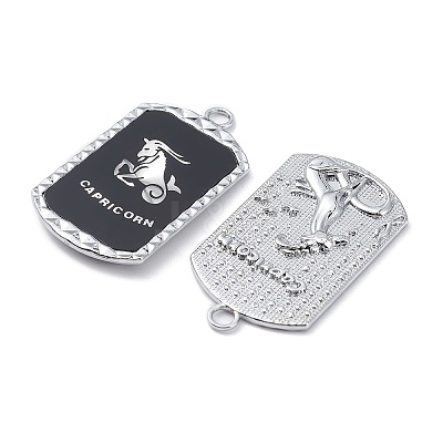 Alloy Twelve Constellations Series Big Pendants PALLOY-O107-01P-10-1