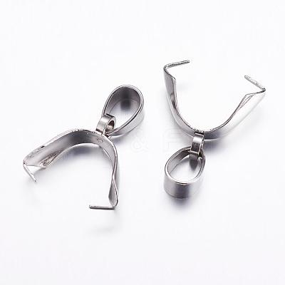 Tarnish Resistant 304 Stainless Steel Pinch Bails STAS-K146-090-5x18-1