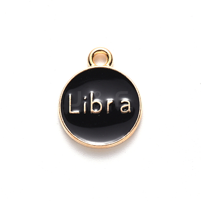 Alloy Enamel Pendants ENAM-S124-01A-08K-1
