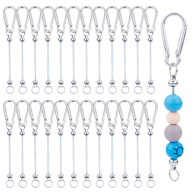 25Pcs Aluminum Climbing Carabiners AJEW-DC0001-96-1