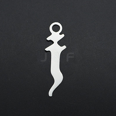 Non-Tarnish 201 Stainless Steel Charms STAS-S105-JA569-J-1