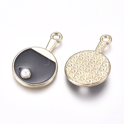 Alloy Enamel Pendants ENAM-TAC0001-07LG-1