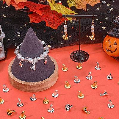 60Pcs 2 Colors Alloy Charms FIND-SC0009-71-1