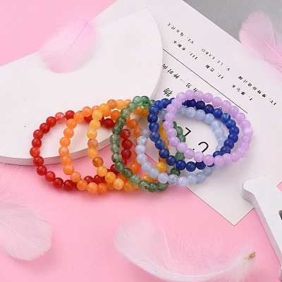 Chakra Jewelry BJEW-JB05714-1