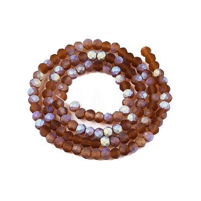 Transparent Glass Beads Strands EGLA-A044-T3mm-MB02-1