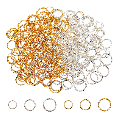 Iron Twisted Open Jump Rings IFIN-PH0001-08-1