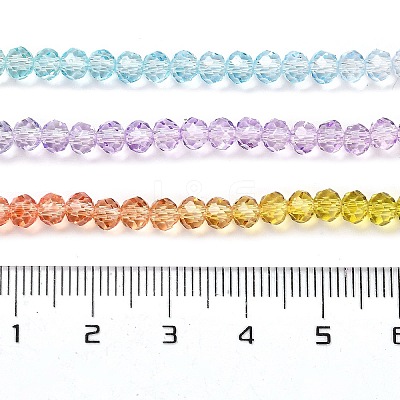 Transparent Painted Glass Beads Strands DGLA-A034-T4mm-A12-1
