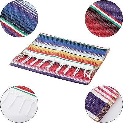 Cotton Flag Placemats for Dining Table and Felt Pennant Flags DJEW-FG0001-03-1
