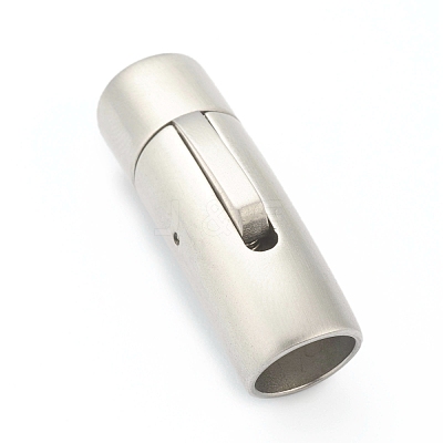 Non-Tarnish 304 Stainless Steel Bayonet Clasps STAS-B017-06P-1