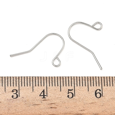 SHEGRACE Brass French Hooks with Loop XGR0002P-02P-1