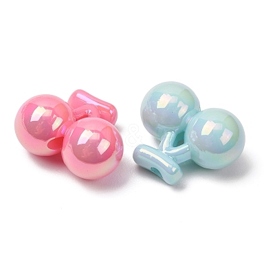 UV Plating Opaque Acrylic Beads AC-CBAE647-05-1