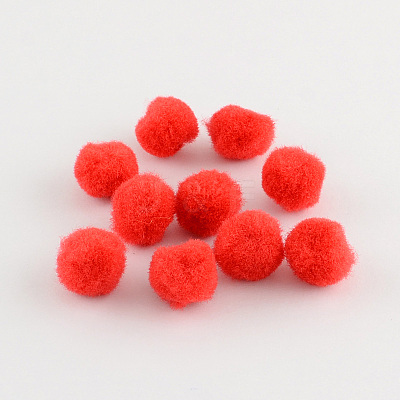 DIY Doll Craft Pom Pom Yarn Pom Pom Balls AJEW-S006-25mm-M-1