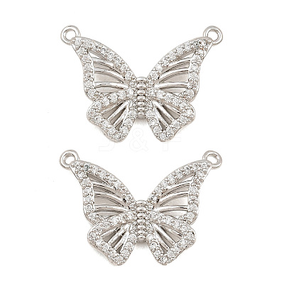 Brass Micro Pave Cubic Zirconia Pendants CU-CBA908F-05P-07-1