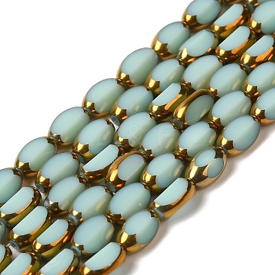 Electroplate Glass Beads Strands EGLA-P061-02A-11-1