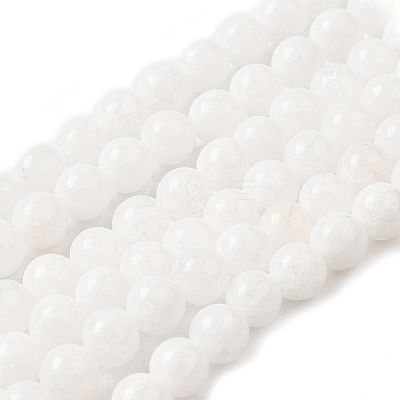Natural Malaysia Jade Bead Strands G-M101-8mm-10-1
