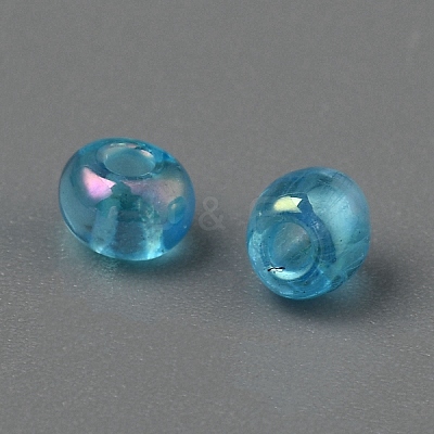 Transparent Colours Rainbow Glass Seed Beads GLAA-WH0036-48-1