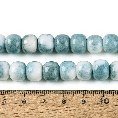 Ombre Effect Dyed Glass Beads Strands GLAA-N067-01A-04-1