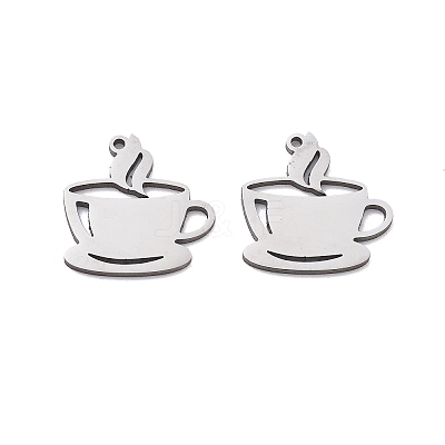 201 Stainless Steel Charms STAS-V001-03-1