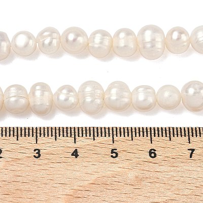 Natural Cultured Freshwater Pearl Beads Strands PEAR-L034-10B-1