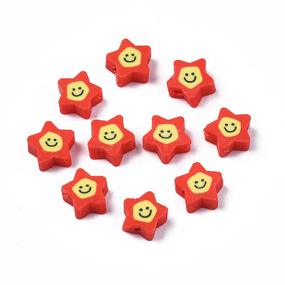 Handmade Polymer Clay Beads CLAY-N011-45A-03-1