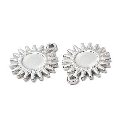 Non-Tarnish 304 Stainless Steel Pendant Cabochon Settings LS-STAS-L020-012P-1