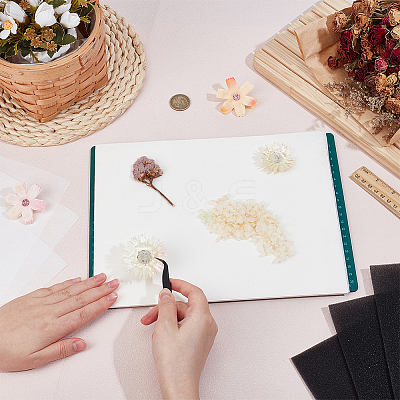 Plant Cotton Dibers & Sponge & Non-woven Fabric Liner Drying Plate for Flower Pressing Water-Absorbing DIY-WH0591-299A-1