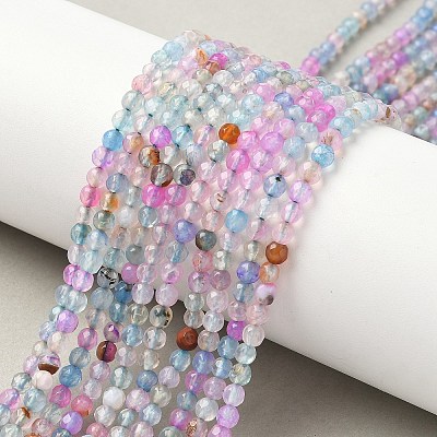Natural Agate Beads Strands G-E469-12V-1