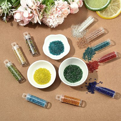 10G Glass Seed Beads SEED-YW0003-11A-1