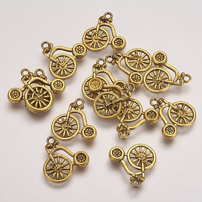 Tibetan Style Alloy Pendants TIBEP-0734-G-LF-1