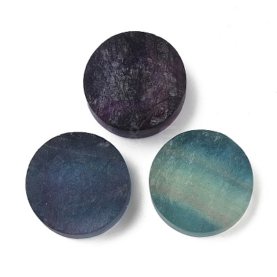 Natural Fluorite Cabochons G-K338-39E-04-1